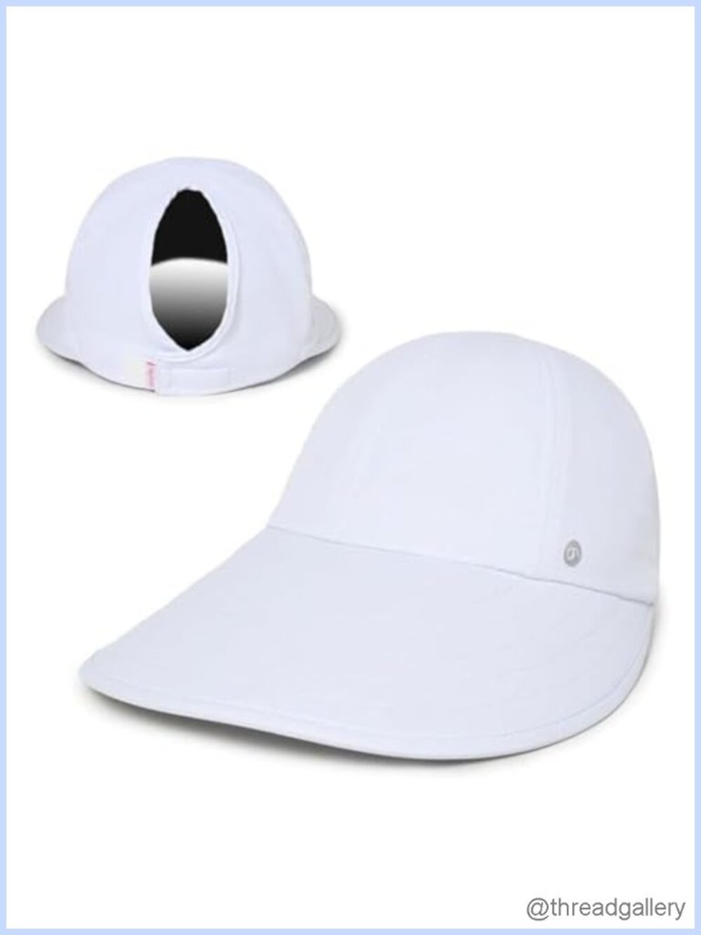 UPF 50 Wide Brim Ponytail Sun Hat